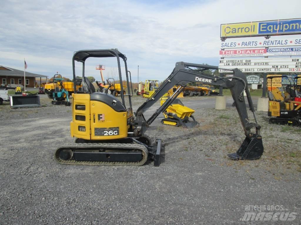 John Deere 26G Mini rýpadlá < 7t
