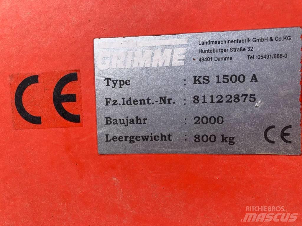 Grimme KS 1500 A Mulčovače zemiakové vňate
