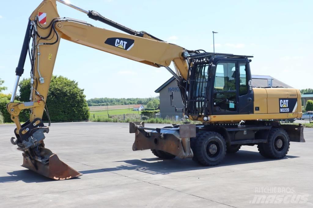 CAT M 322 D Kolesové rýpadlá