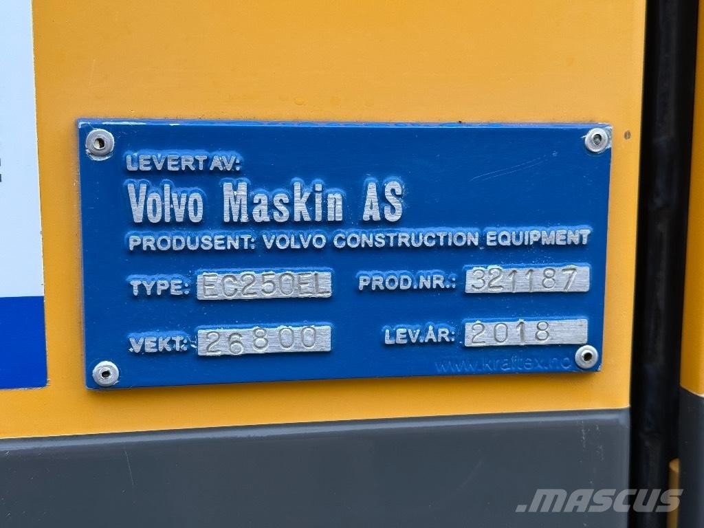 Volvo EC 250 EL Pásové rýpadlá