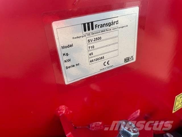 Fransgård SV-2500 Obracače a zhrabovače sena