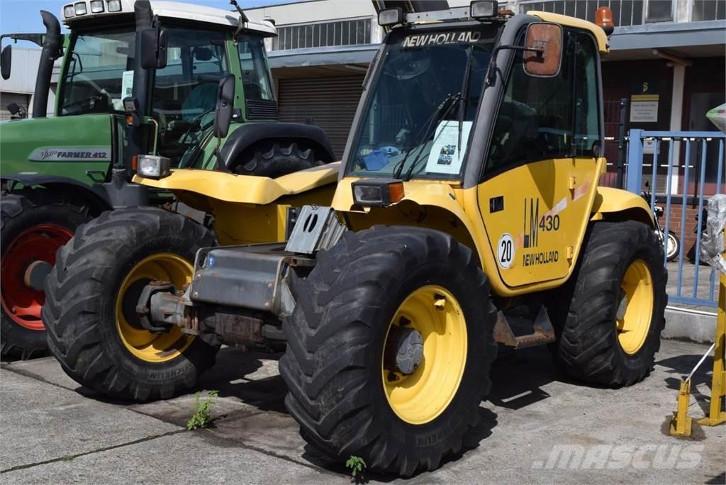 New Holland LM 430 Teleskopické plošiny