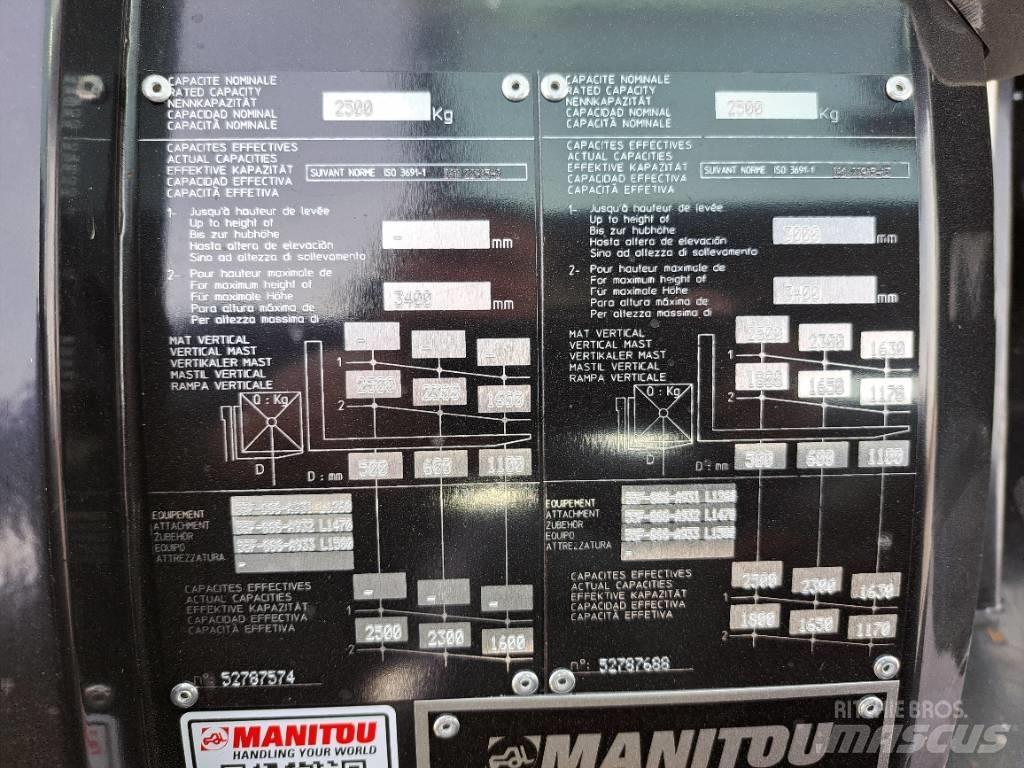 Manitou MC 25-4 Dieselové vozíky