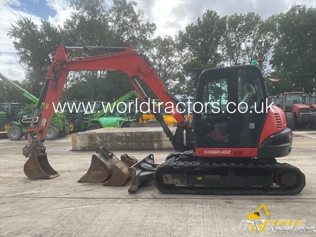 Kubota KX 080-4 Midi rýpadlá 7 t - 12 t