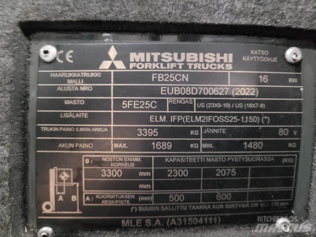 Mitsubishi FB 25 CN Akumulátorové vozíky