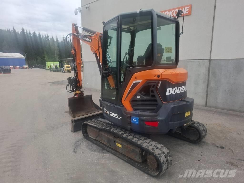 Doosan DX 35 Z Mini rýpadlá < 7t