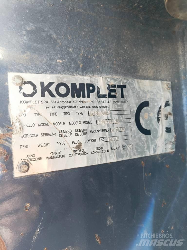 Komplet Krokodile Drviče odpadu