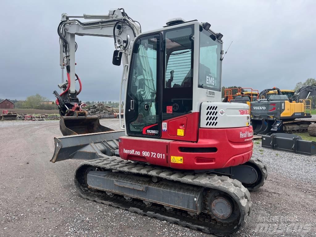 Takeuchi TB 280 FR Midi rýpadlá 7 t - 12 t