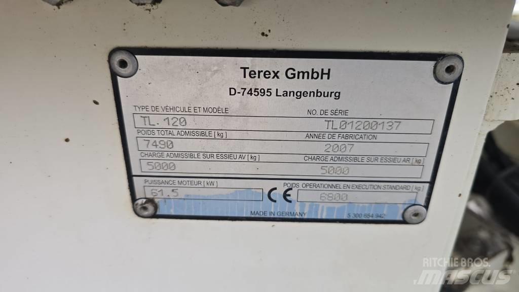Terex TL 120 Kolesové nakladače