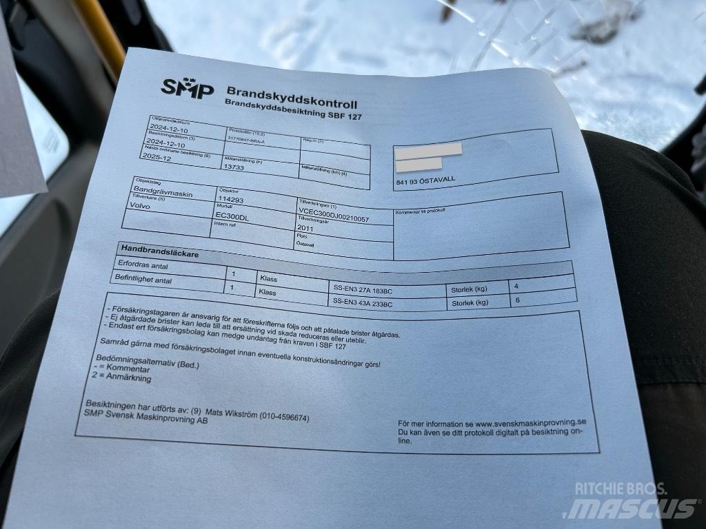 Volvo EC 300 D L Pásové rýpadlá