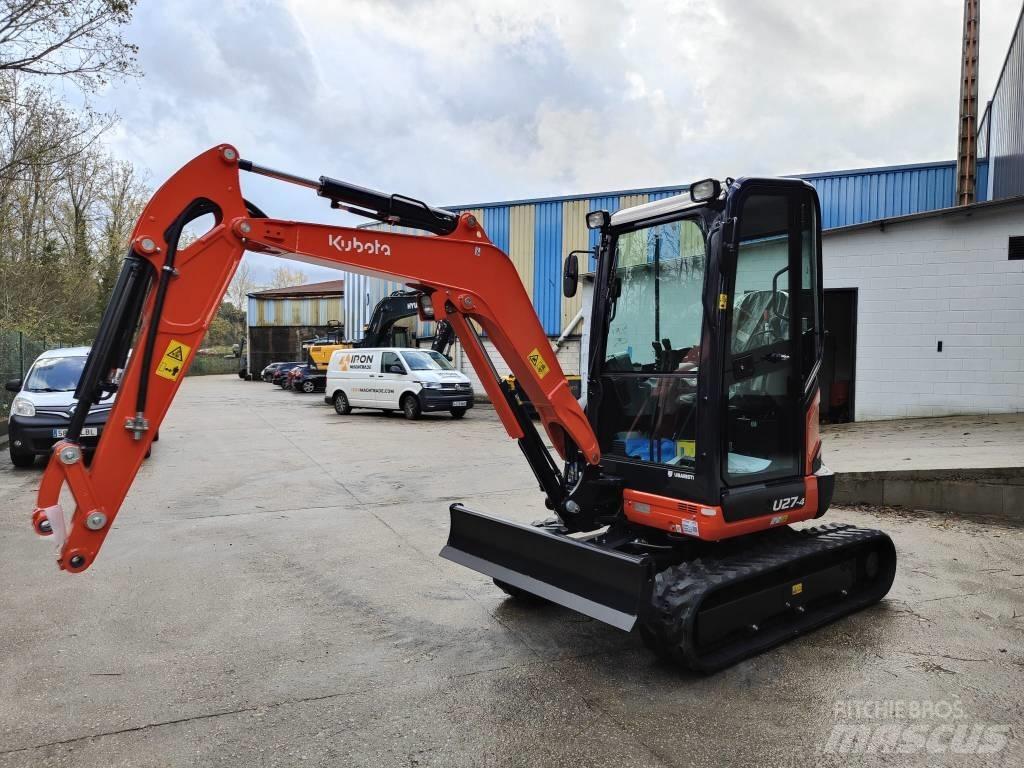 Kubota U 27-4 Mini rýpadlá < 7t