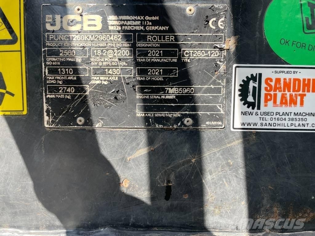 JCB CT 260-120 Tandemové valce