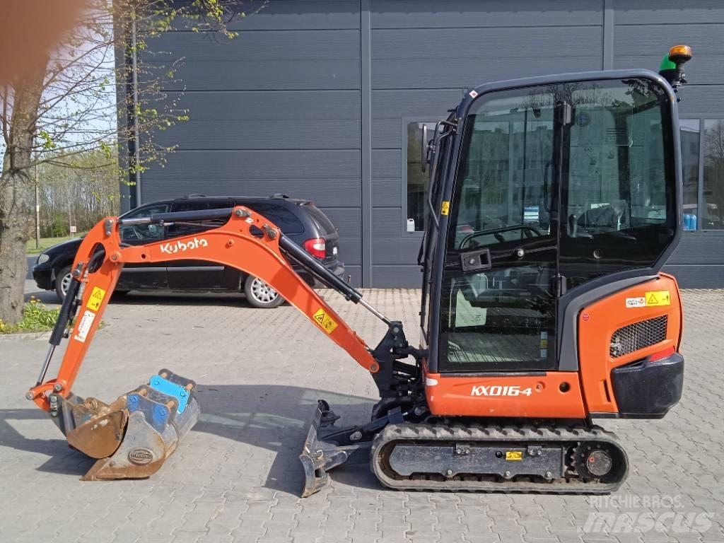 Kubota KX 016-4 Mini rýpadlá < 7t