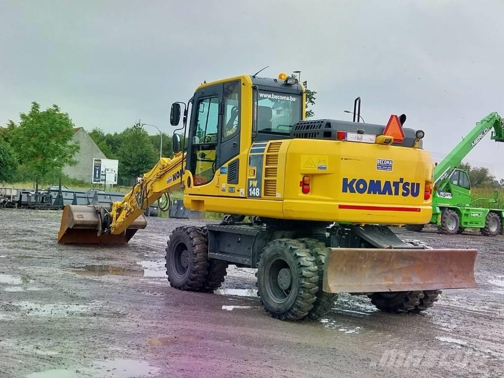 Komatsu PW 148-8 Kolesové rýpadlá