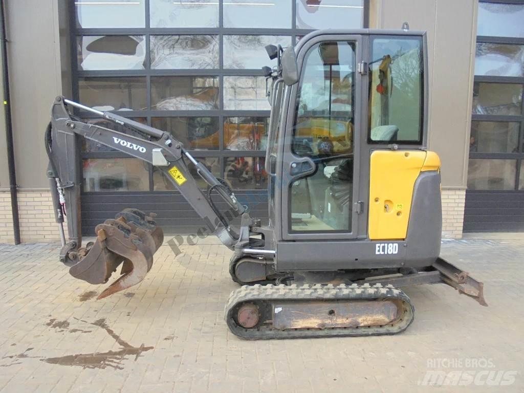 Volvo EC 18 D Mini rýpadlá < 7t