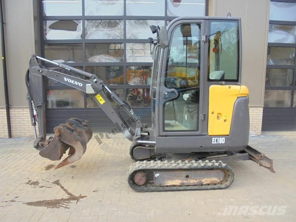 Volvo EC 18 D Mini rýpadlá < 7t