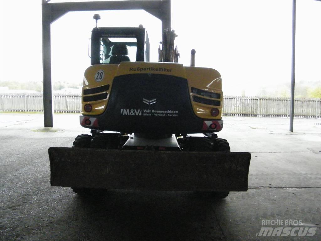 Yanmar B95W Kolesové rýpadlá