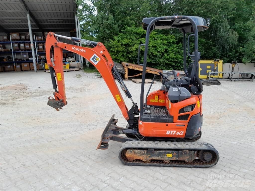 Kubota U17-3 Mini rýpadlá < 7t