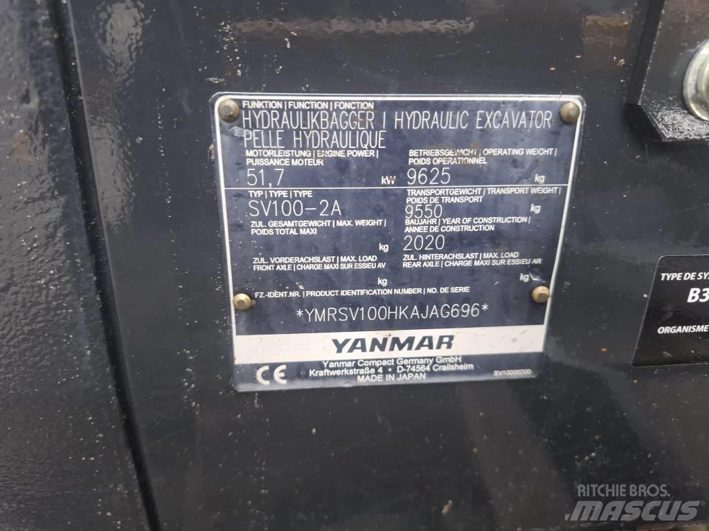 Yanmar SV 100-2A Midi rýpadlá 7 t - 12 t