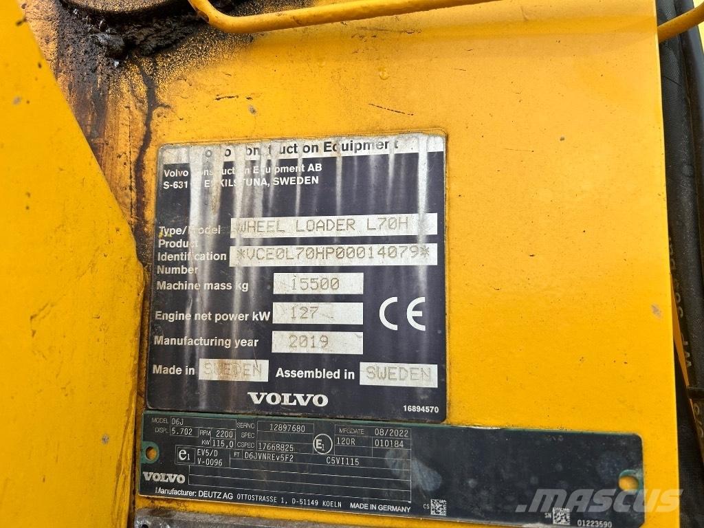 Volvo L 70 H Kolesové nakladače