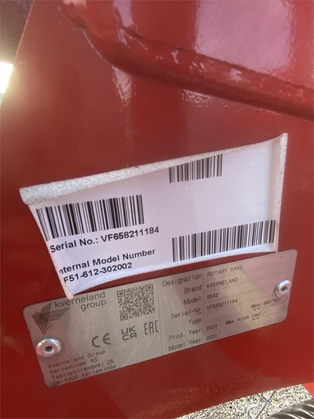 Kverneland 9542 Riadkovače