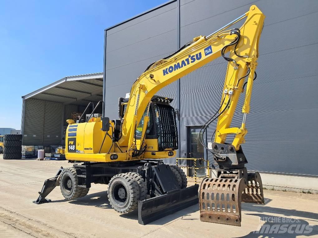 Komatsu PW148-10 Kolesové rýpadlá