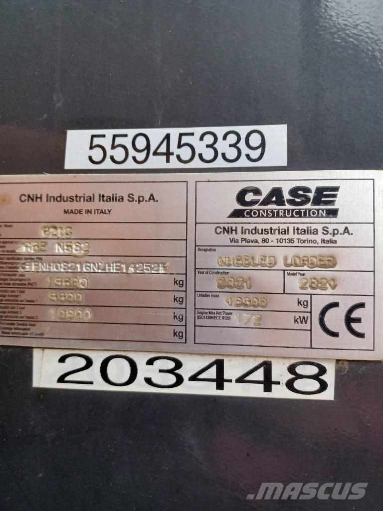 CASE 821G XR Kolesové nakladače