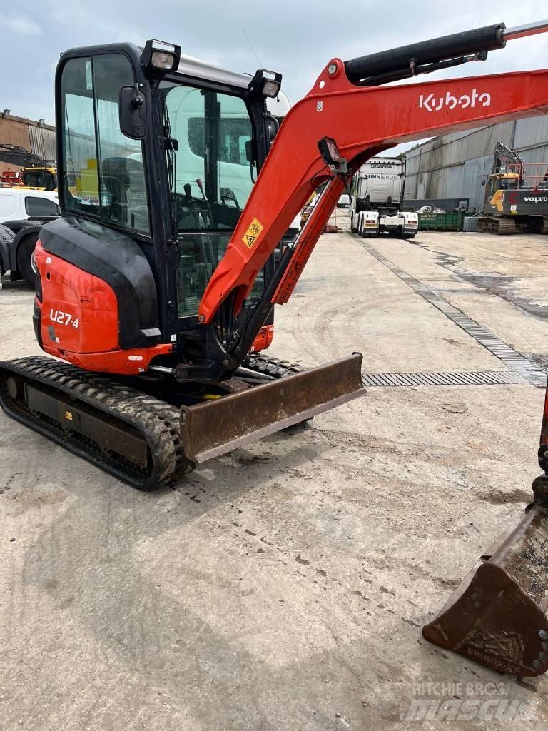 Kubota U 27-4 Mini rýpadlá < 7t