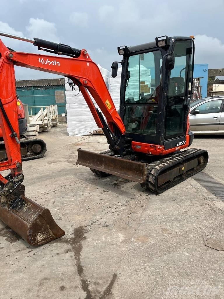Kubota U 27-4 Mini rýpadlá < 7t