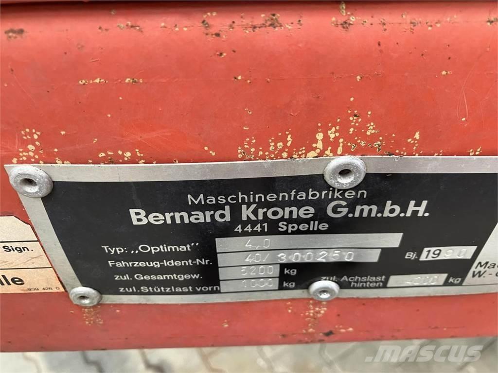 Krone Optimat 4.0 Rozmetadlá maštaľného hnoja