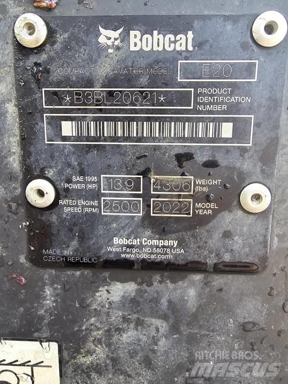 Bobcat E20 Mini rýpadlá < 7t
