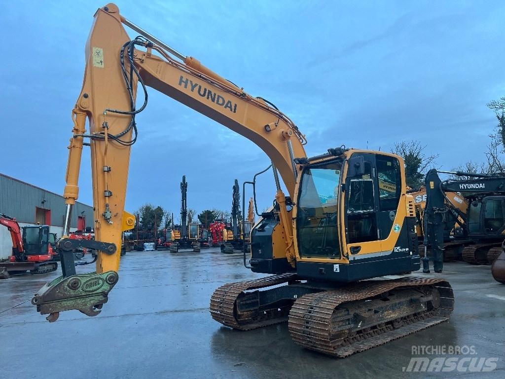 Hyundai R125LCR-9A Pásové rýpadlá