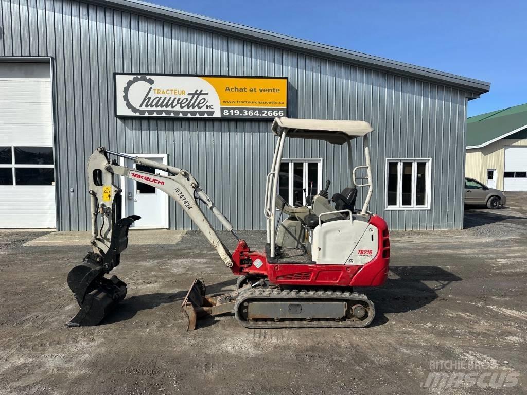 Takeuchi TB 216 Mini rýpadlá < 7t