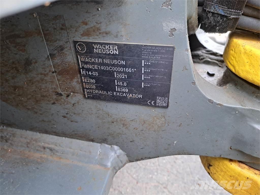 Wacker Neuson EZ80 Pásové rýpadlá