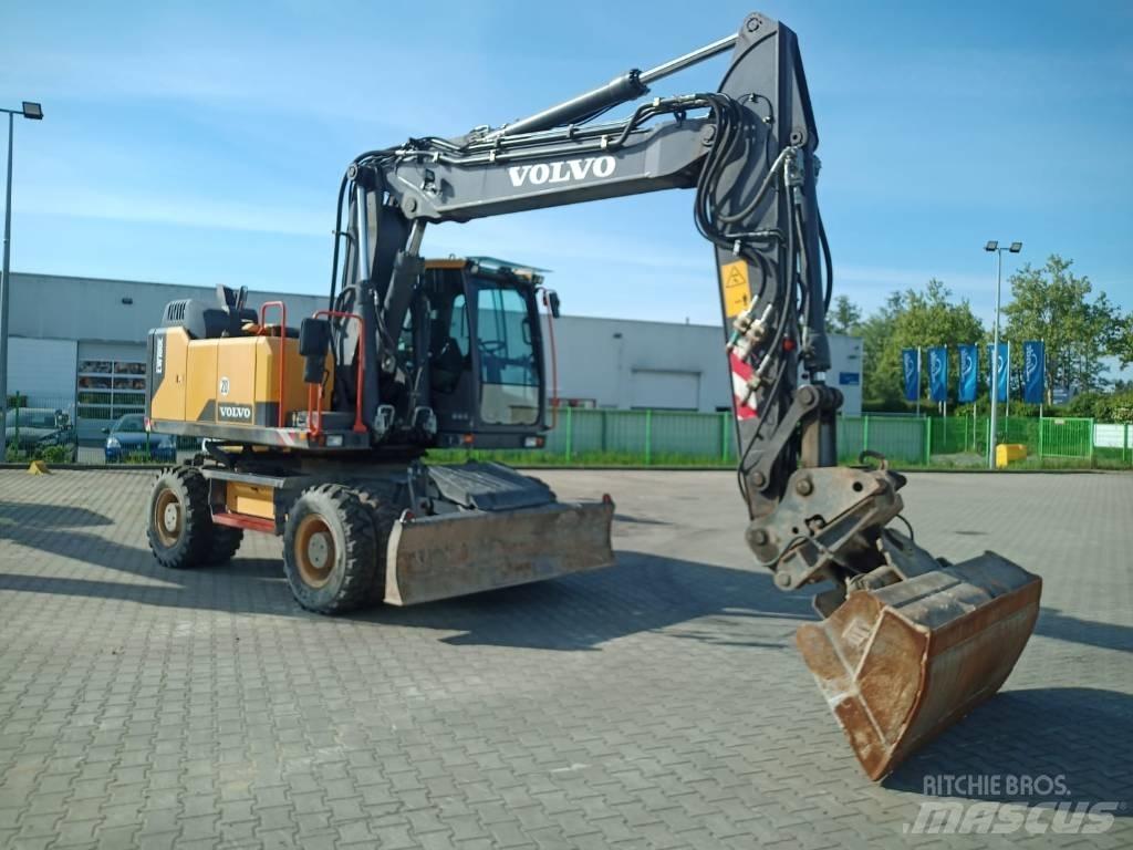 Volvo EW 180 E Kolesové rýpadlá