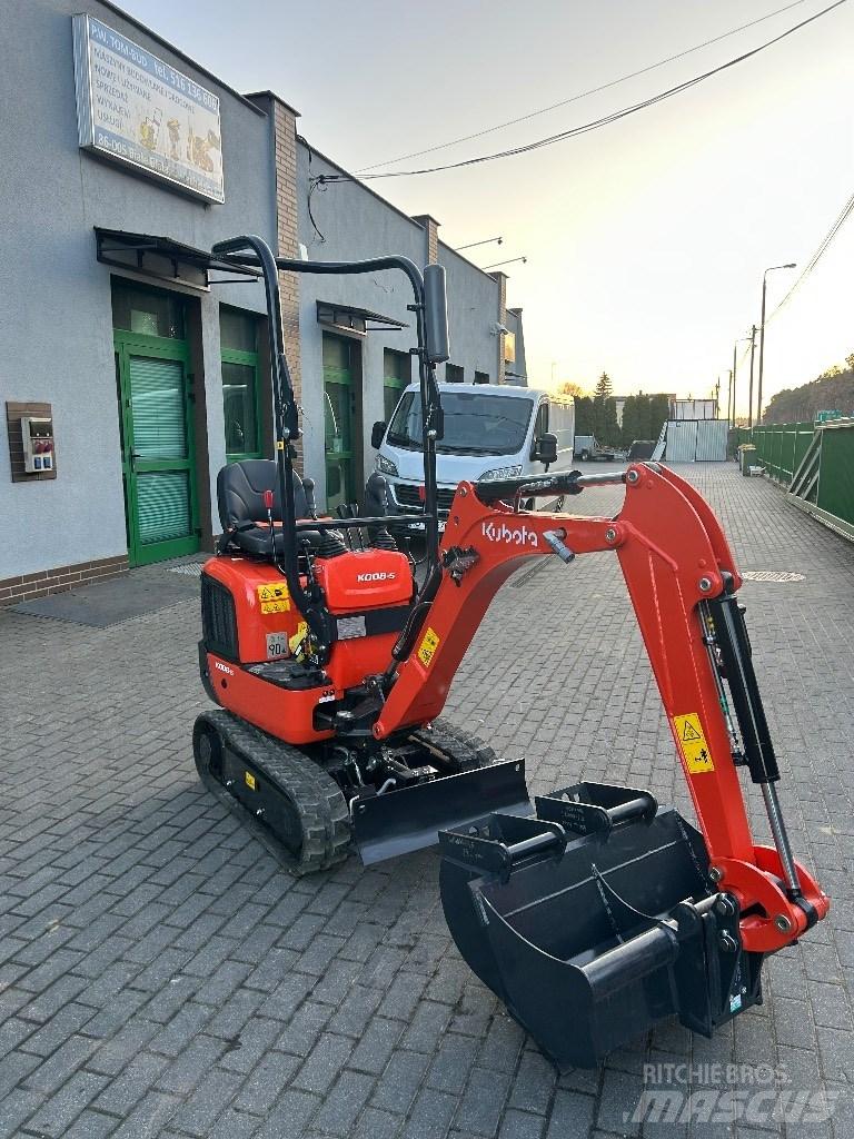 Kubota KX 008-5 Mini rýpadlá < 7t