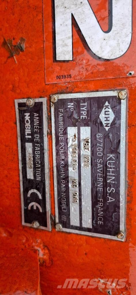 Kuhn TBE 222 Mulčovače