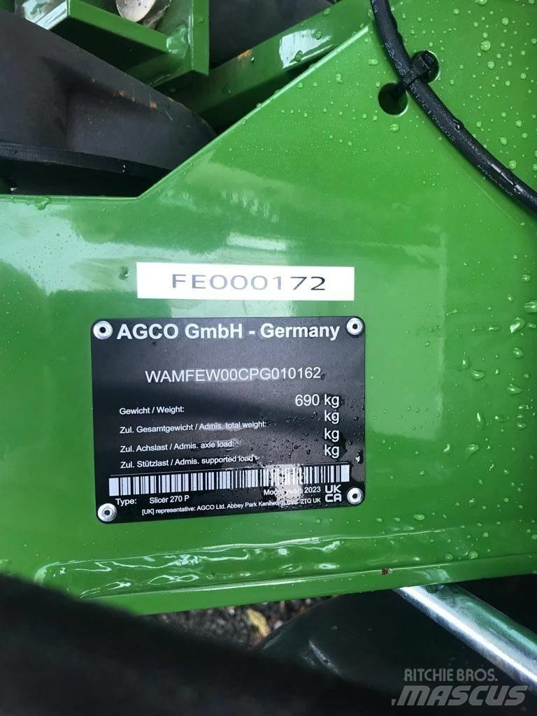 Fendt Slicer 270P Žacie stroje