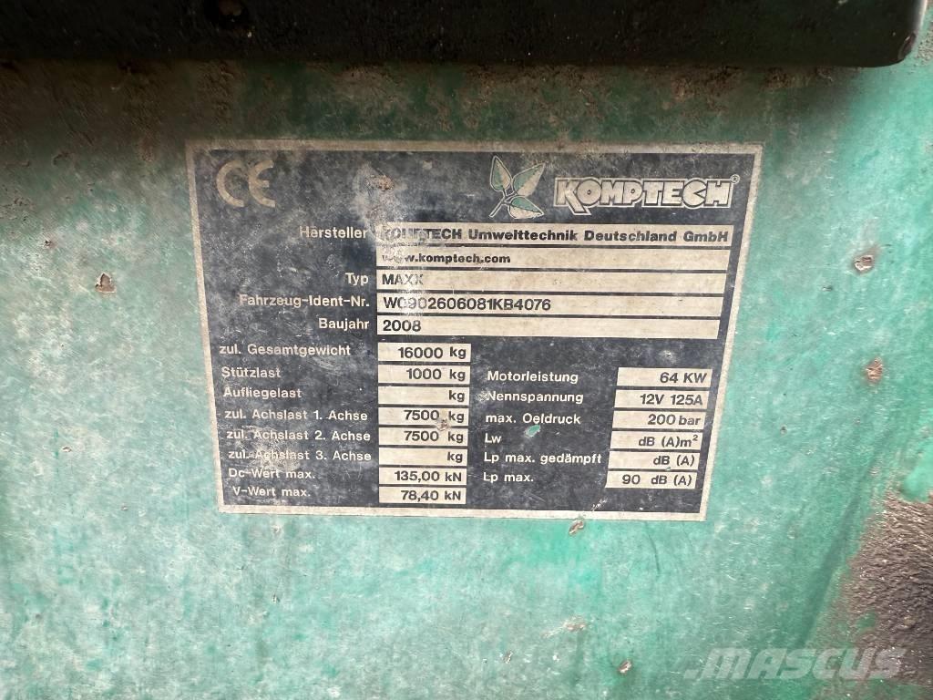 Komptech Maxx Mobilné triediče