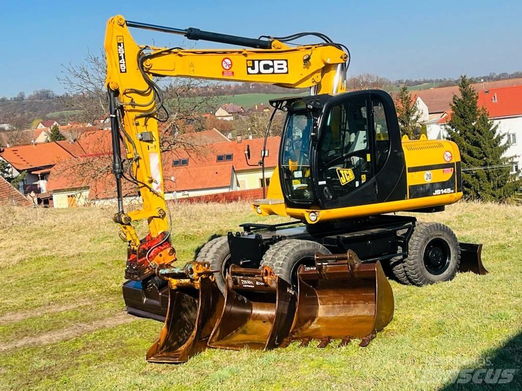 JCB JS 145 W Kolesové rýpadlá