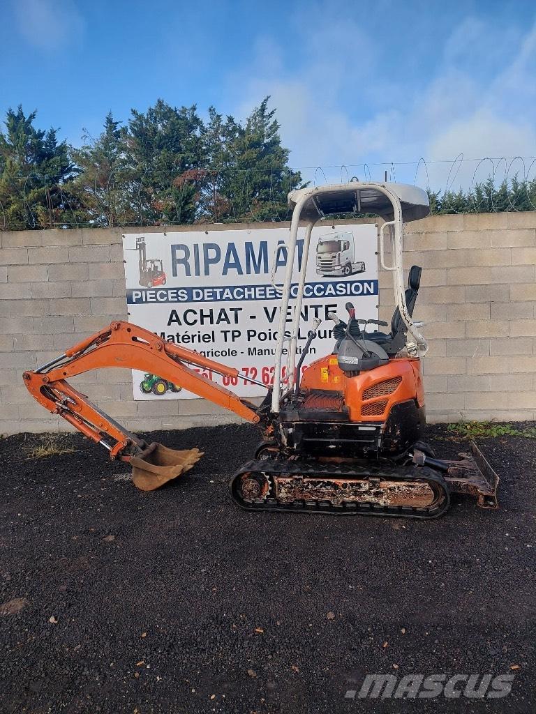 Kubota U 15-3 Mini rýpadlá < 7t