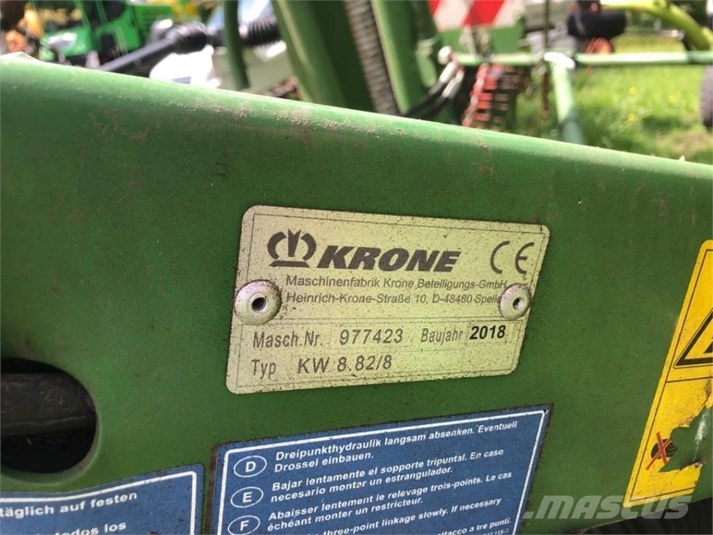 Krone KW 8.82/8 Obracače a zhrabovače sena