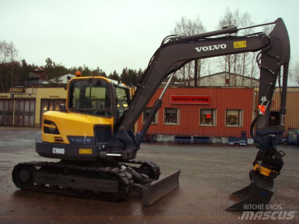 Volvo ECR 88 D Midi rýpadlá 7 t - 12 t