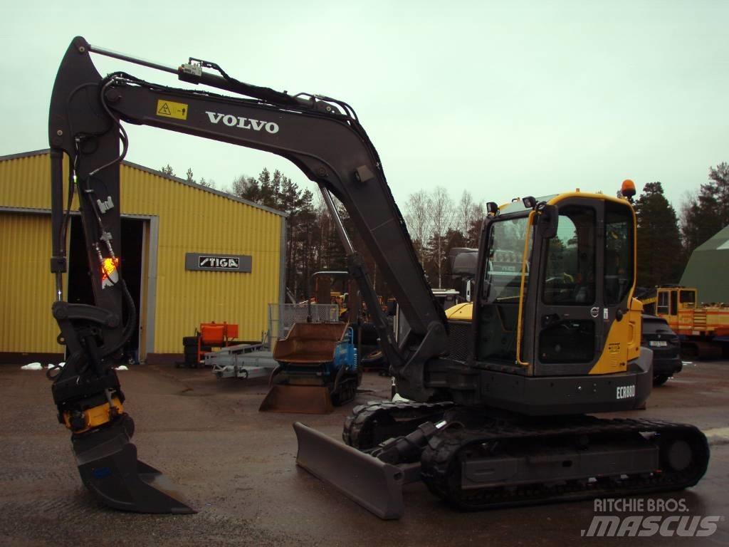 Volvo ECR 88 D Midi rýpadlá 7 t - 12 t