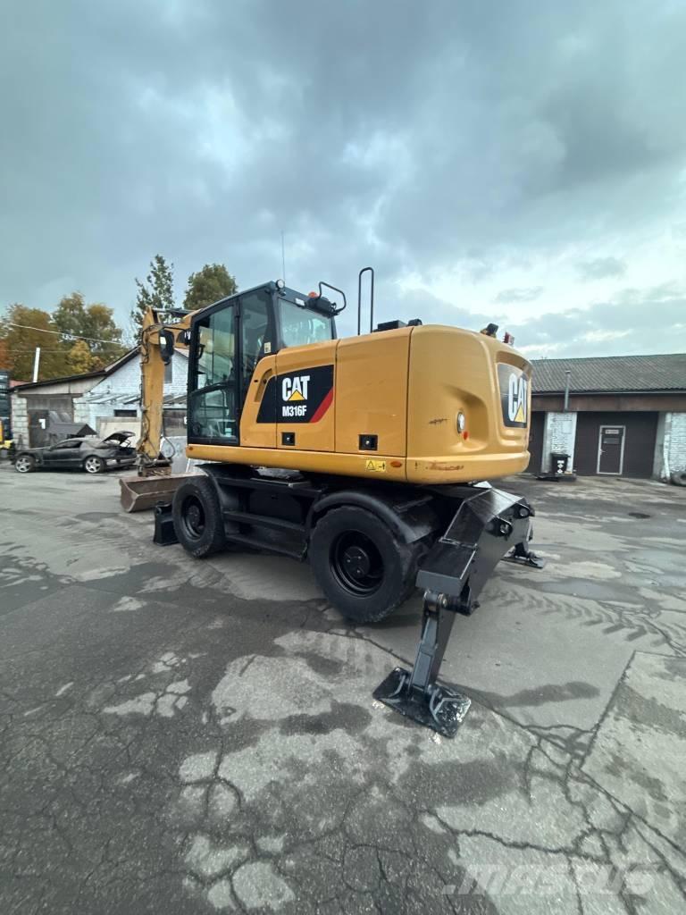 CAT M 316 F Kolesové rýpadlá