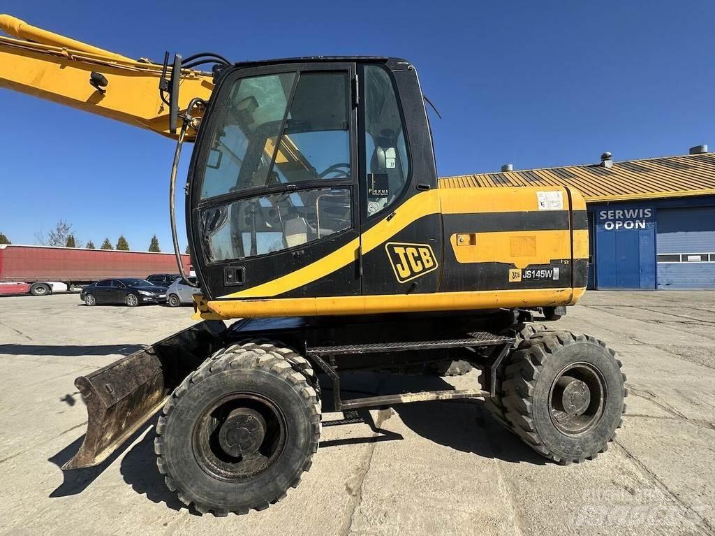 JCB JS145W Kolesové rýpadlá