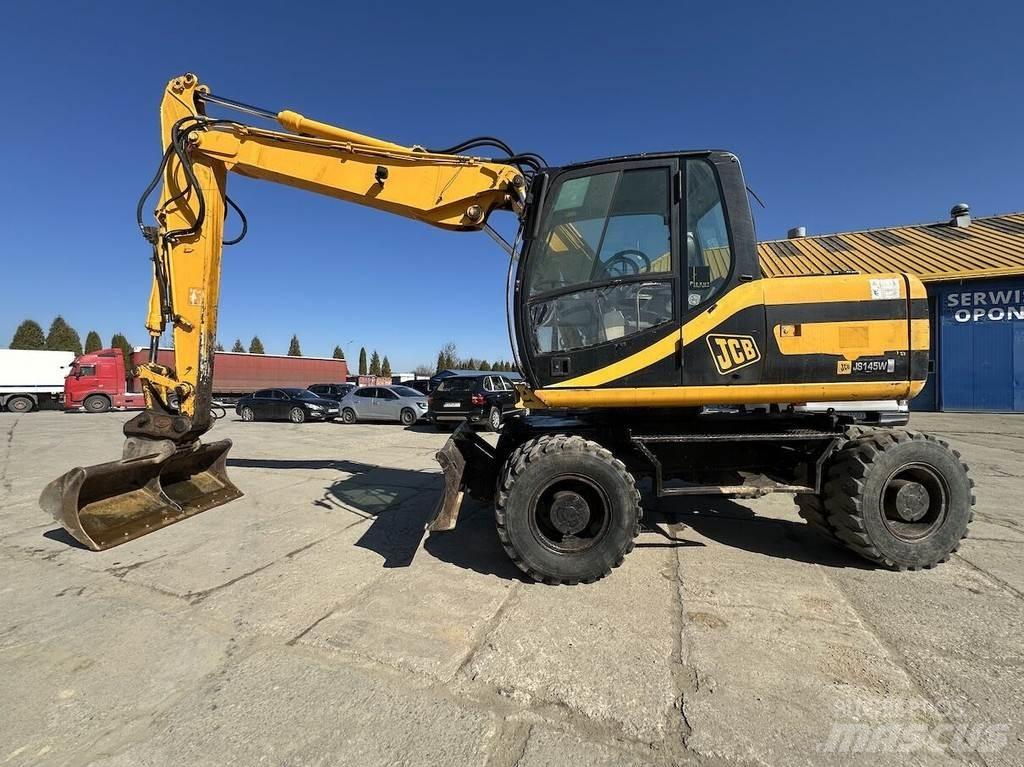 JCB JS145W Kolesové rýpadlá
