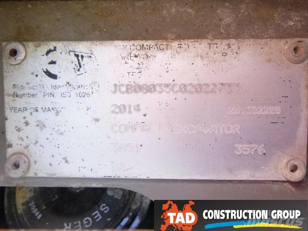 JCB 8035 ZTS Mini rýpadlá < 7t