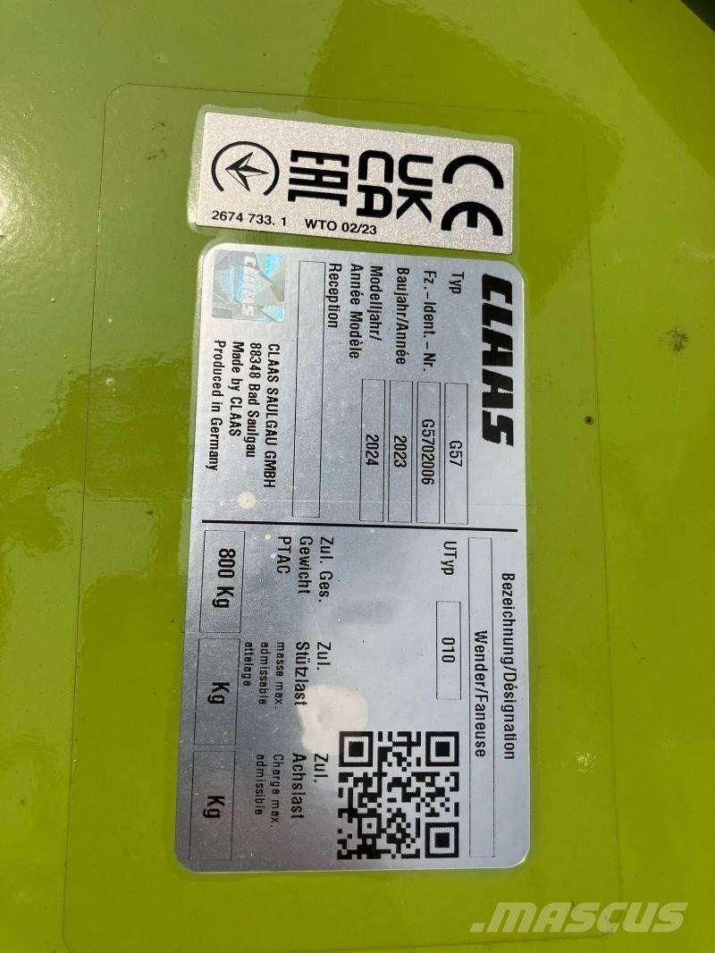 CLAAS Volto 65 Obracače a zhrabovače sena