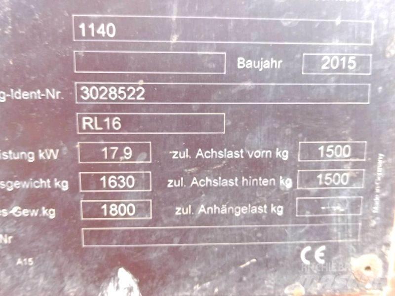 Weidemann 1140 Šmykom riadené nakladače